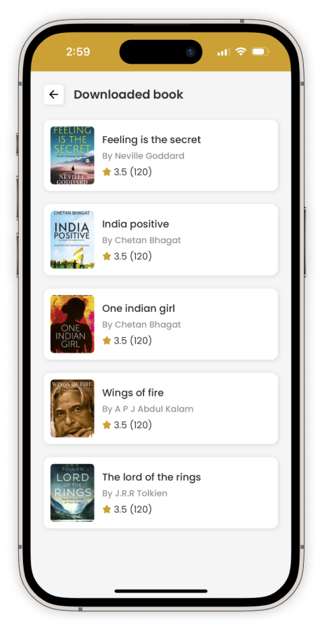 Ebooks Reader and Audiobooks Listen App template in React Native ...