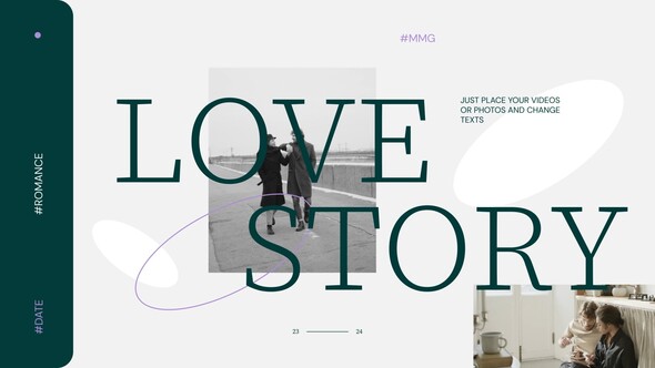 Love Story Promo Openers template preview