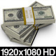 $100 Bills Fall into a Stack + ALPHA Channel - VideoHive Item for Sale