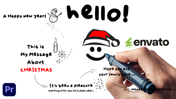 Christmas Video Displays template preview