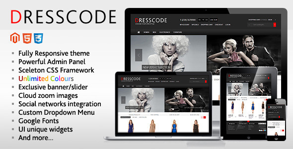 Dresscode - Responsive Magento Theme - Fashion Magento