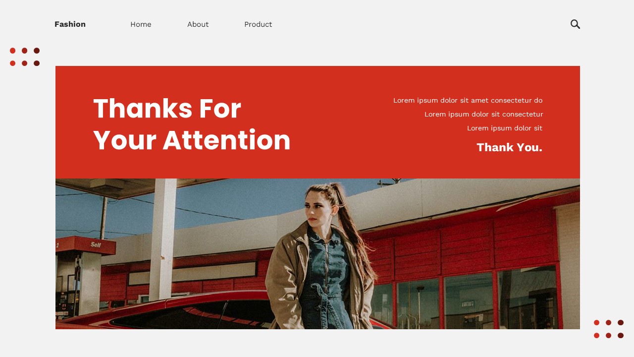 Red Fashion - Fashion Powerpoint Templates, Presentation Templates