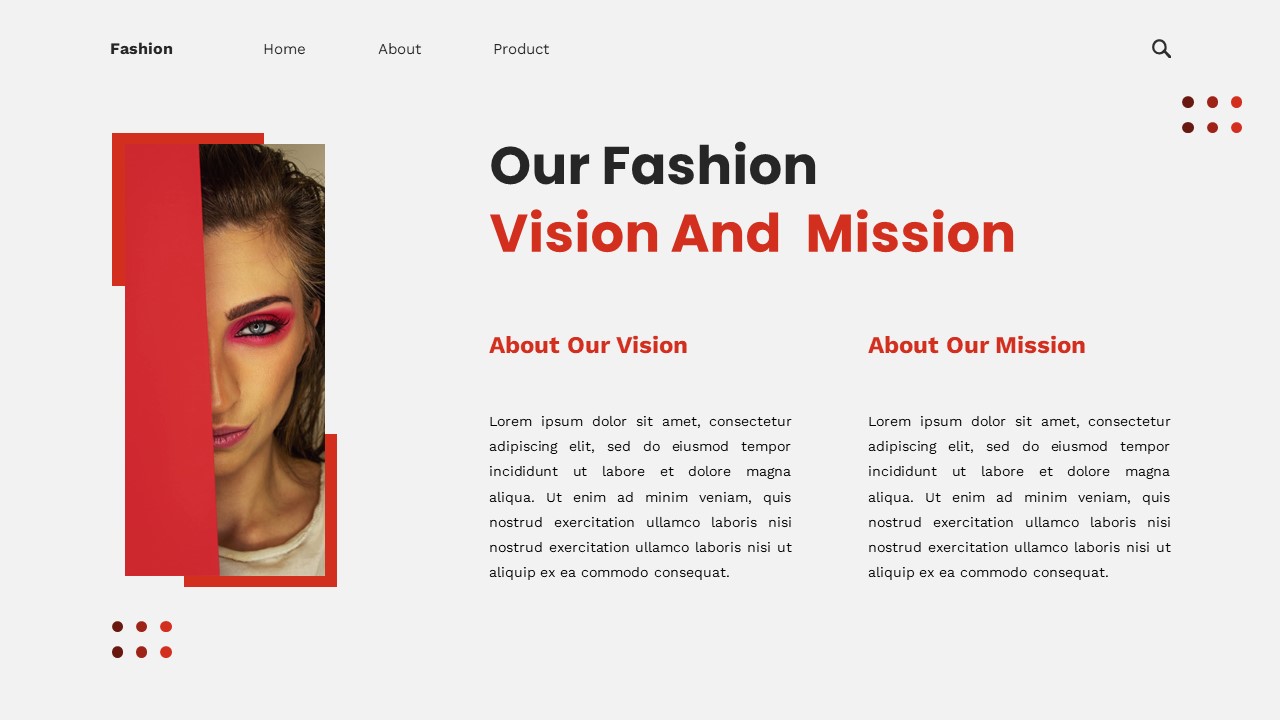 Red Fashion - Fashion Powerpoint Templates, Presentation Templates
