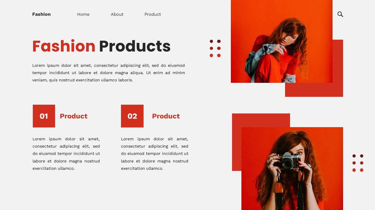 Red Fashion - Fashion Powerpoint Templates, Presentation Templates