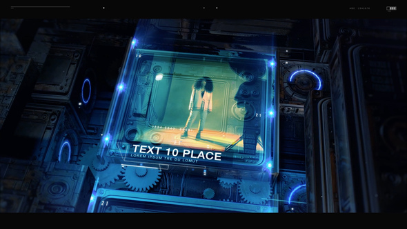 Rusty Ancient Technology Video Displays template preview