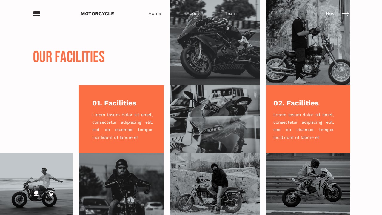 Motorcycle - Motorcycle Google Slide Templates, Presentation Templates