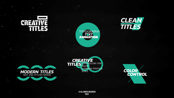 Simple Titles | AE Titles template preview