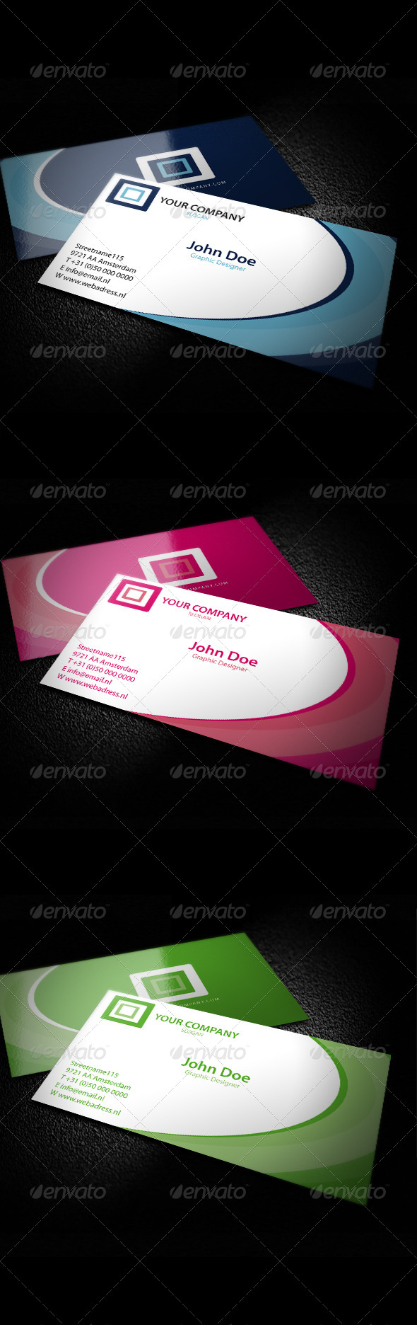 Blue Business Card - Corporate Business Cards
