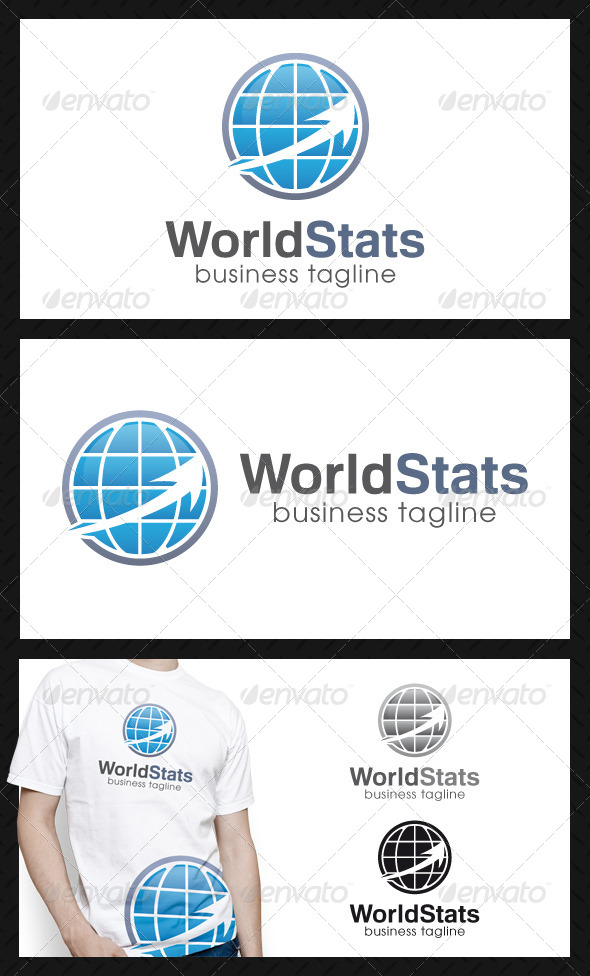 World Stats Logo Template - Symbols Logo Templates