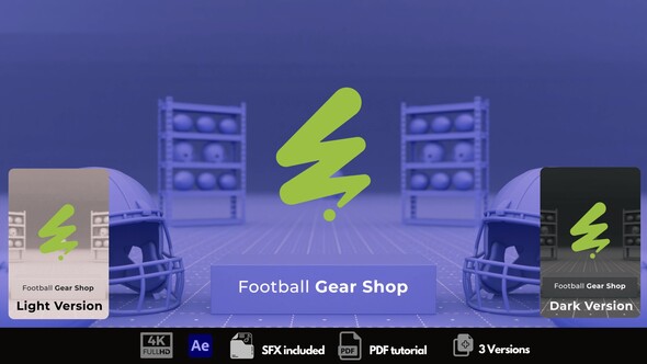 Football Gear Shop Openers template preview