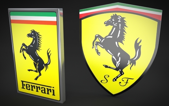 Ferrari Logos - 3Docean 4550700