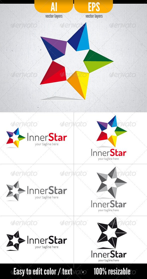 Inner Star - Vector Abstract