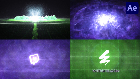 Supernova for After Effects Logo Stings template preview