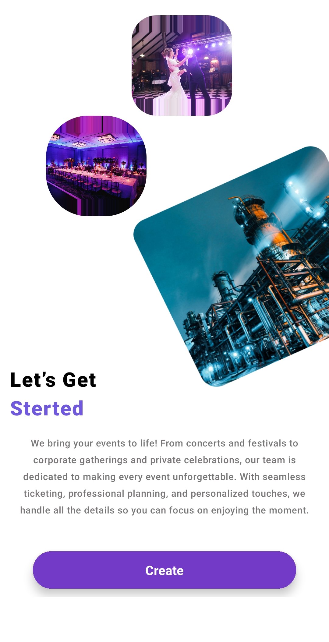 Event Ticket Booking App UI - React Native Template for Users & Event Organizers - 2