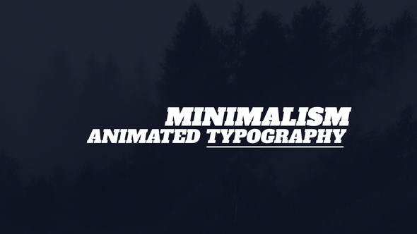 Minimal Titles Titles template preview