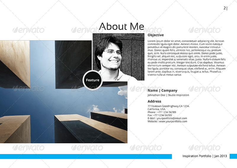 Gstudio Portfolio Brochure Template by TingTerusawa | GraphicRiver