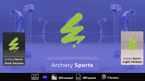 Archery Sports Logo Logo Stings template preview