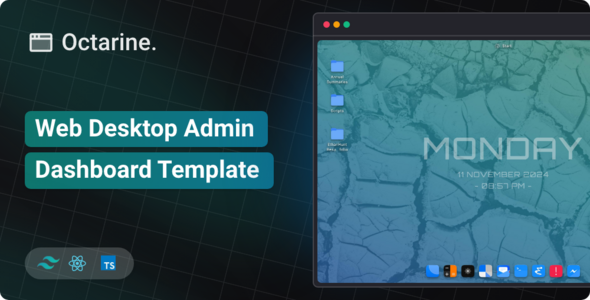 Octarine - Web Desktop React 18+ Tailwind Admin Template & UI Kit