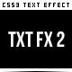 TextFX2 - CSS3 Text Animations - CodeCanyon Item for Sale