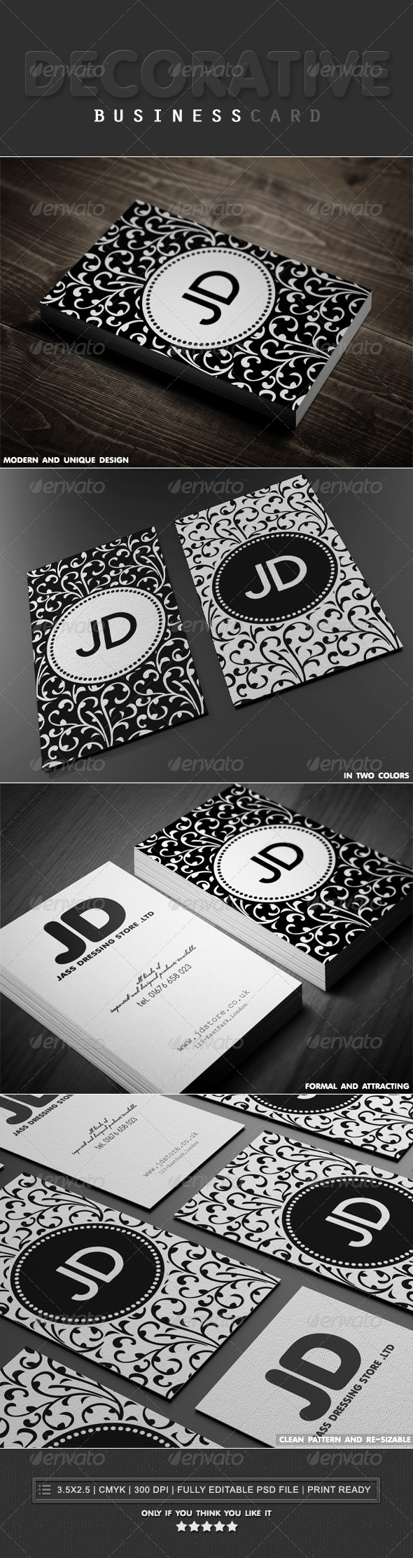 Decorative Business Cards - Creative Business Cards