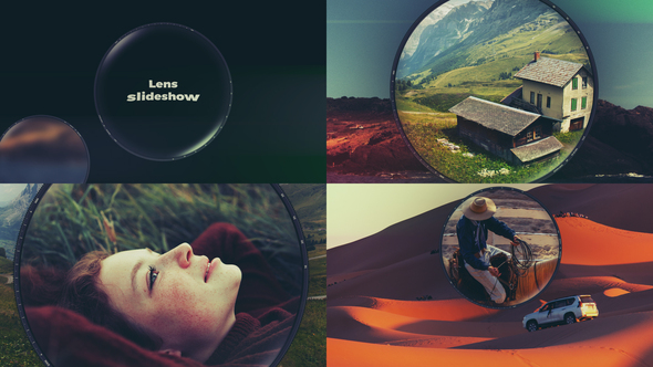 Lens Slideshow - Photo Lens Video Displays template preview