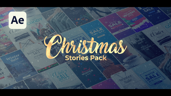 Christmas Stories Product Promo template preview