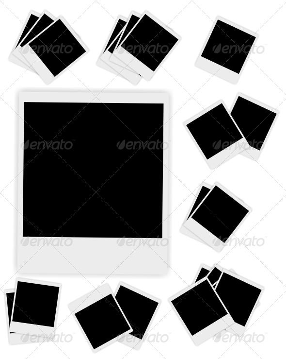 Blank Instant Photos Vector Illustration - Miscellaneous Vectors