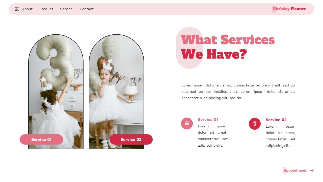 Birthday Planner - Birthday Google Slide Templates, Presentation Templates