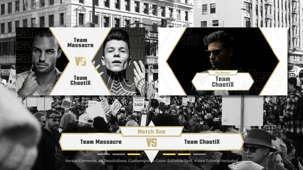 Versus Elements Elements template preview