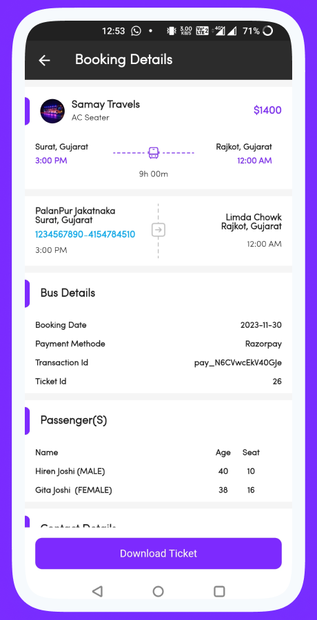Bus Booking Redbus Latest Offer Code Zigzagbus Online Bus Ticket