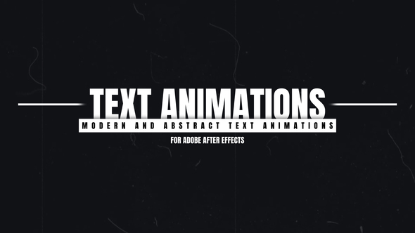 Text Animations Titles template preview