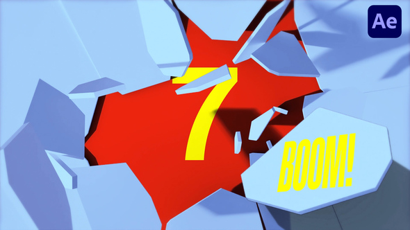 Crash Count Unveil Video Displays template preview