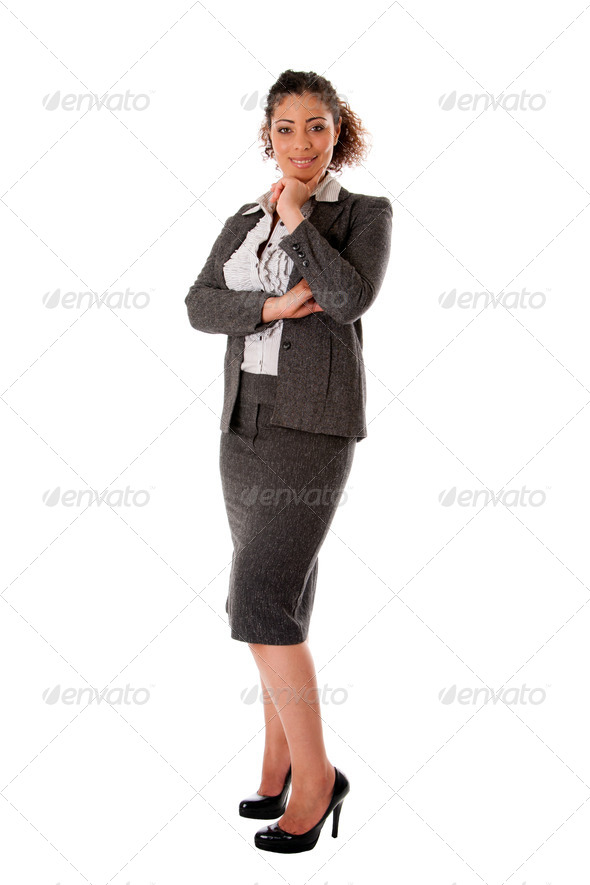Happy business woman - Stock Photo - Images