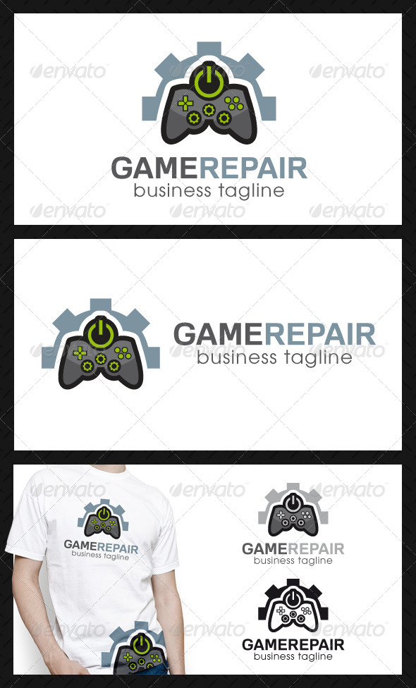 Game Repair Center Logo Template - Objects Logo Templates