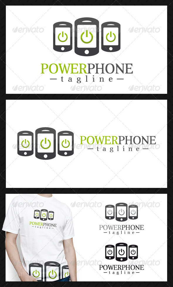 Power Phone Logo Template - Objects Logo Templates