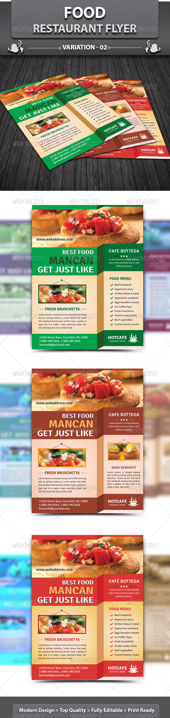 Restaurant Business Flyer | Volume 4 - Restaurant Flyers