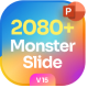 Monster Slides Premium PowerPoint Presentation Template