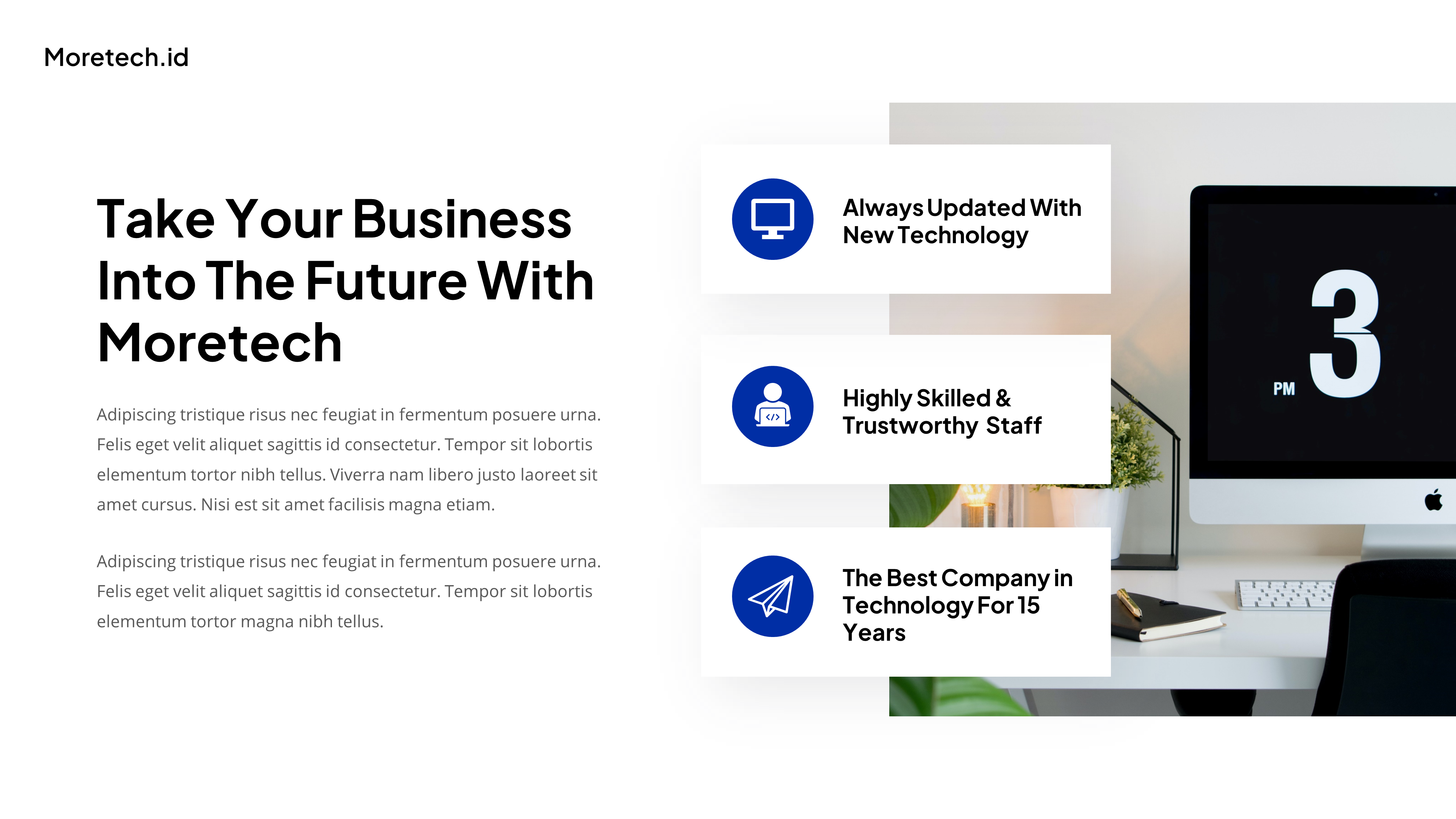 Moretech - IT Solution & Service PowerPoint Template, Presentation ...