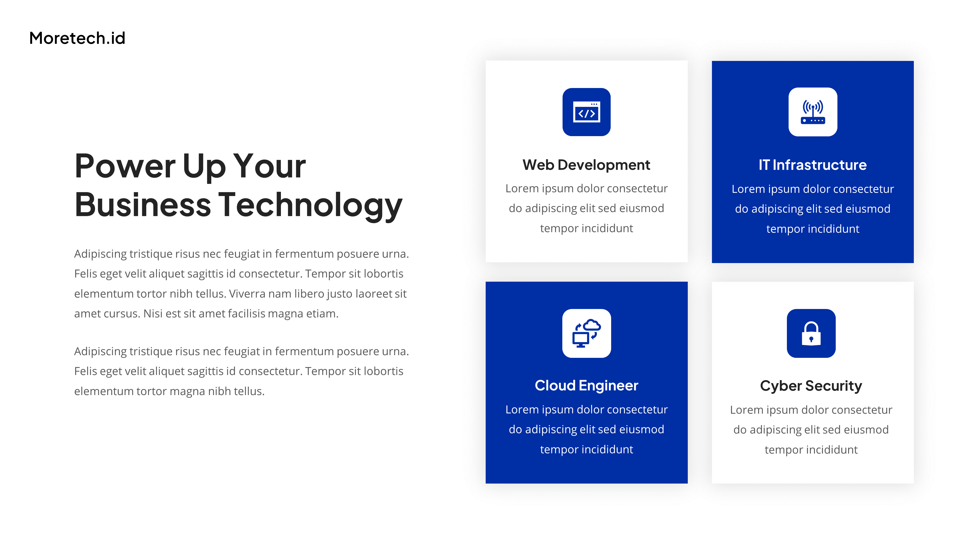 Moretech - IT Solution & Service PowerPoint Template, Presentation ...