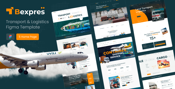 Bexpres - Transport & Logistics Figma Template