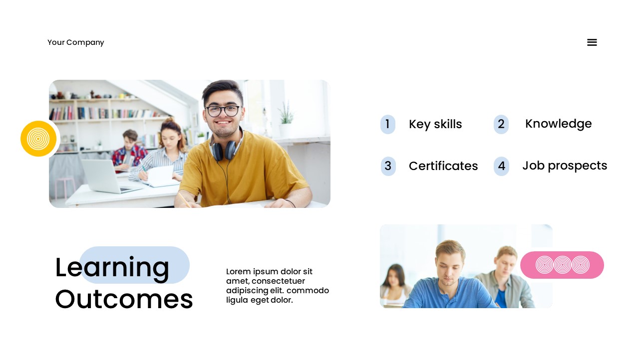 Colorful Creative Modern Course Place Company Profile Keynote ...