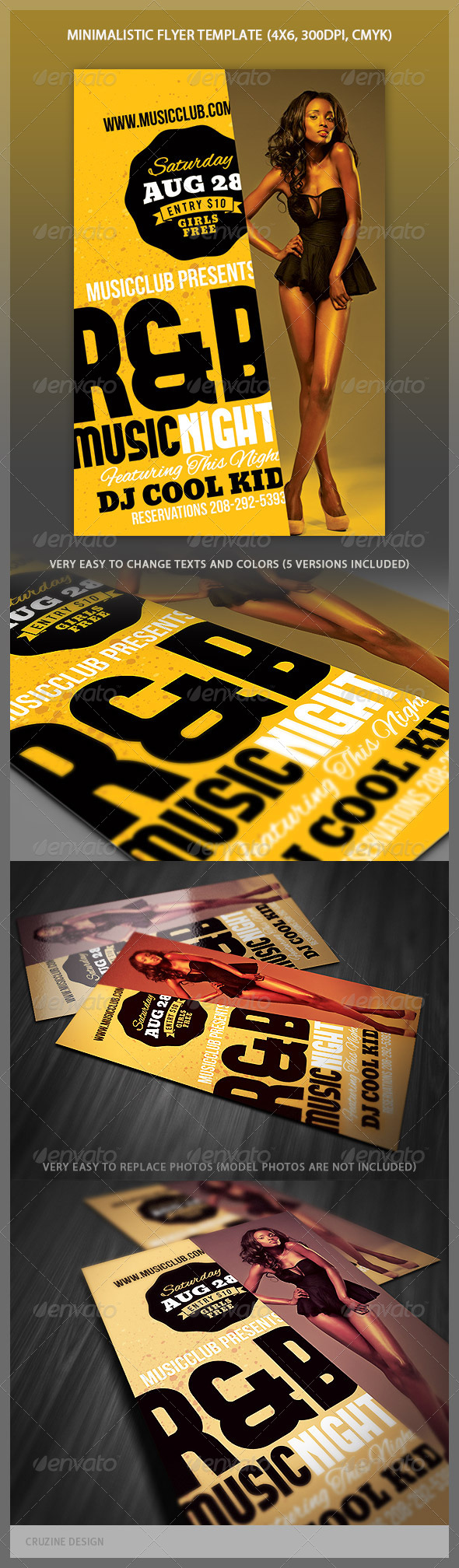Minimalistic Party Flyer 2 - Clubs & Parties Events