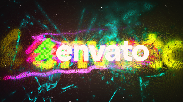 Glitchyverse Reveal Logo Stings template preview