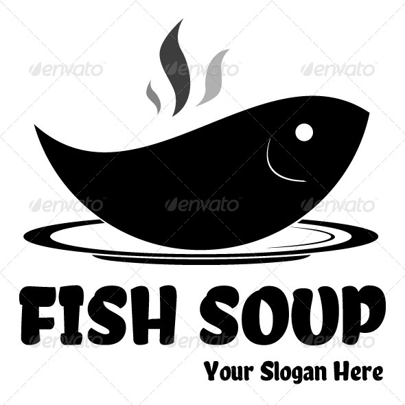 Fish Soup Resto Logo by pixelariskie | GraphicRiver