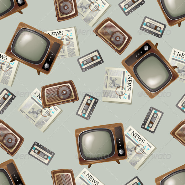 Retro Seamless Background - Patterns Decorative