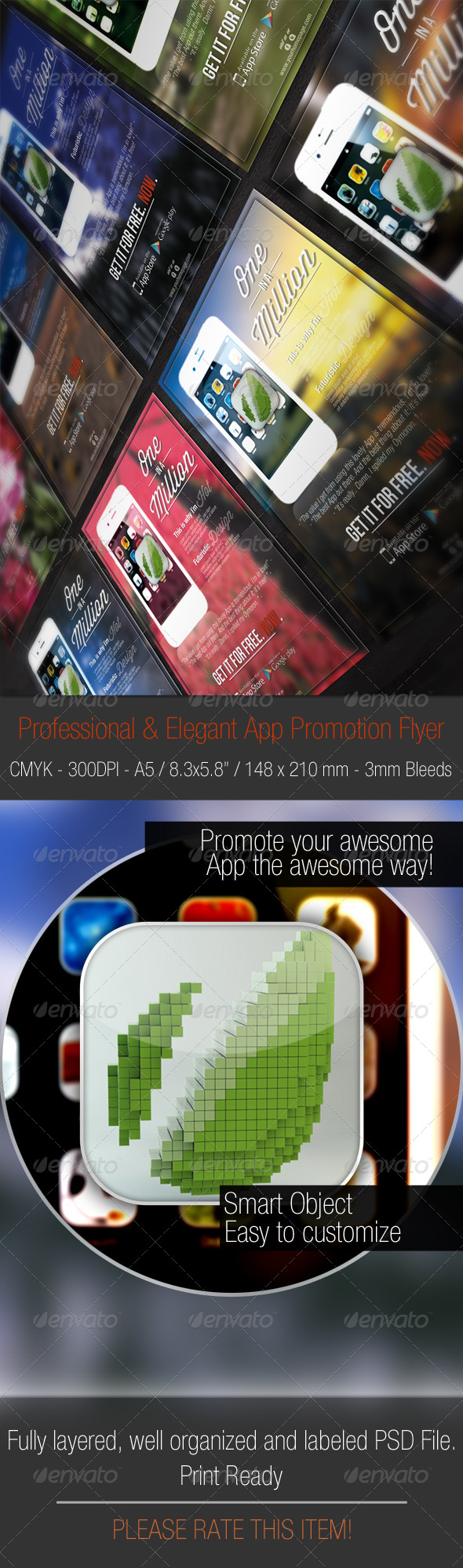 Elegant & Modern Promotion A5 Flyer - Flyers Print Templates