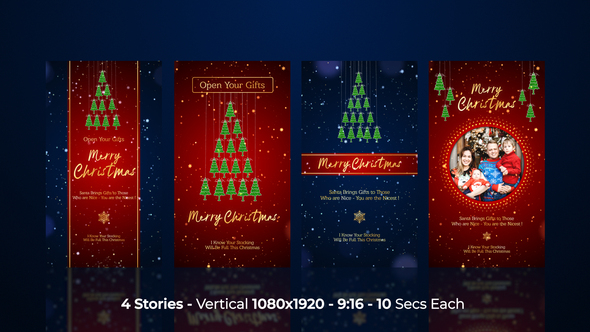 Christmas Stories Openers template preview