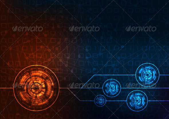 Futuristic Background - Technology Conceptual