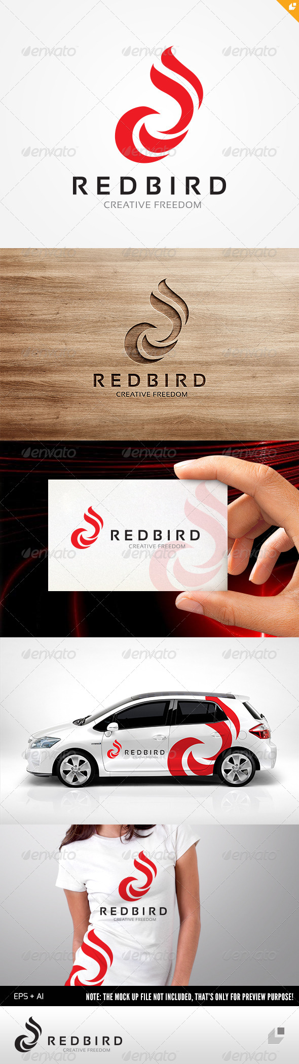 Red Bird Logo - Crests Logo Templates