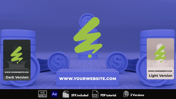 Currency Exchange Logo Stings template preview